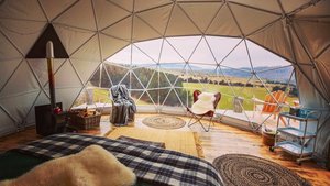 Igloo de jardin extérieur 4m/6m avec structure en aluminium et toit en verre - Product Image 6