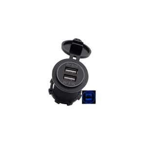 JT-N0102-4 Dual USB 4.2A Charger Socket 12 V/24 V Waterdicht Stopcontact voor Auto Boot Marine Motorfiets