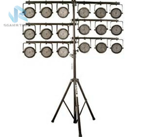 Tiang Lampu Portabel Engkol Manual, Tiang Lampu/Penyangga Logam