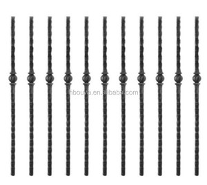 25 มม.Hammered เหล็กดัด <span class=keywords><strong>Newel</strong></span> โพสต์ - Product Image 2