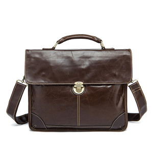 <span class=keywords><strong>Amazon</strong></span> Vente Chaude 2018 Élégant 7091 Métal Boucle Hommes Mallette D'épaule En Cuir Marron <span class=keywords><strong>Sacoche</strong></span> Messenger Sac - Product Image 1