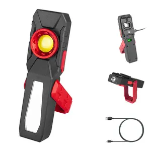 Led Worklight Waterproof Bright Cob Led Rechargeable Work Lights Worklight Flashlight With Magnet Base For Repair