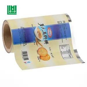 Trail mix bar kartoffel chips metallisierte laminiert film roll für lebensmittel verpackung