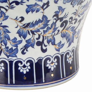 antique Chine grand grand plancher vase fleur bleu et blanc en céramique porcelaine grand pot de gingembre pour vivre - Product Image 4
