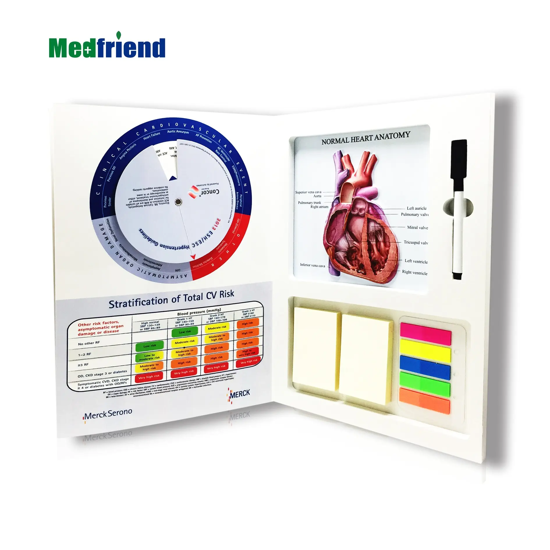 3D Anatom ical Chart Book mit medizinischen Rädern-Thema: das Herz Viele Designs verfügbar