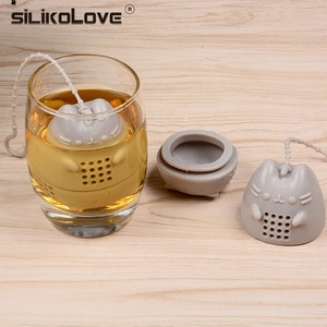 Infusore per Tè a Forma di Gatto in Silicone Atossico, Accessorio per Teiera e Sacchetti di Tè - Product Image 3