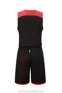 Black basketball Wear sets Sport uniform customized Logo print basketball Jersey Kits - Product Image 4
