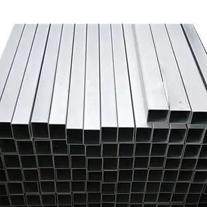 6000series aluminium square tube/extruded aluminum square tube surface with mat anodizing