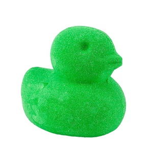 Balles de bain gypsophilie pour enfants, étiquette privée de bonne qualité, Vegan, 100% naturel, fait à la main, en forme de canard biologique