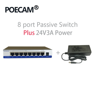 Bộ Chuyển Đổi POE 8 Cổng 10/100Mbps Mạng Thụ Động Bộ Chuyển Mạch Thụ Động Ethernet Poe 12V - Product Image 2