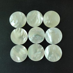 Offres Spéciales nacre blanche disques poli puces rondes en 30mm <span class=keywords><strong>x</strong></span> 2.8mm - Product Image 4