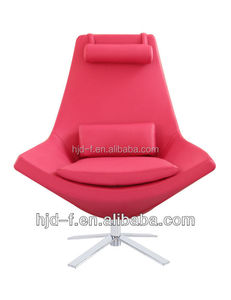 Sillón, silla giratoria de ocio, hotel silla con otomana - Product Image 2