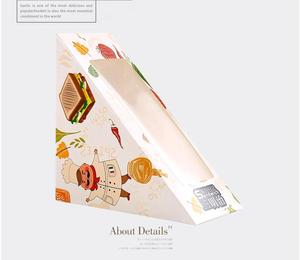 Boîtes d'emballage alimentaire à emporter, logo personnalisé, promotion de magasin de gâteaux, mode Cool et mignon boîte à sandwich coréenne populaire - Product Image 4