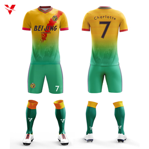 Wholesale youth football jerseys design your own soccer jersey - Product Image 2