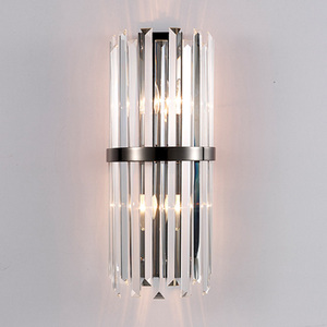 Lámpara colgante de pared de cristal plateado de lujo para decoración de <span class=keywords><strong>hotel</strong></span> - Product Image 1