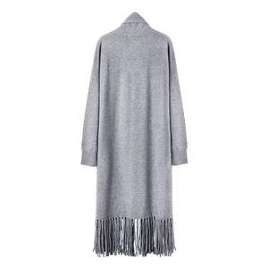 Maglieria nappa punto aperto mantello lavorato a <span class=keywords><strong>maglia</strong></span> Cardigan alla moda Cardigan maglione da donna in Cashmere Cardigan all'ingrosso autunno inverno cartone - Product Image 5