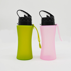 Viajes al aire libre de <span class=keywords><strong>senderismo</strong></span> fácil plegable bebiendo plegable de silicona suave, botella de agua de botella frasco - Product Image 3