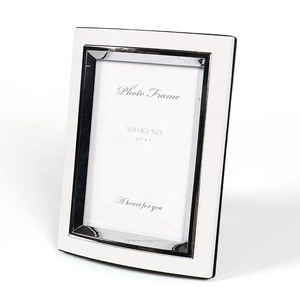 8*10 <span class=keywords><strong>Feliz</strong></span> <span class=keywords><strong>cumpleaños</strong></span> arena rectángulo vogue de 3 clip recuerdo espejo de aluminio marco de foto - Product Image 3