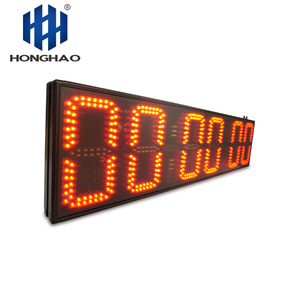 Minuteur à affichage LED, grande horloge numérique électronique, pour <span class=keywords><strong>sport</strong></span>, Marathon, horloge, télécommande - Product Image 2
