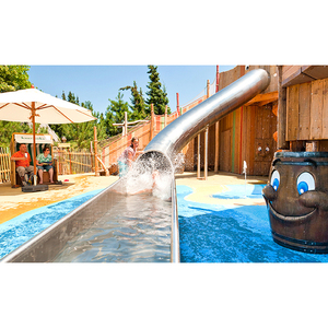 Niños grandes niños gimnasio al Aire Libre juegos infantiles, acero inoxidable piscina tobogán - Product Image 1