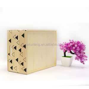 Boîtes de caisse en bois de pin non finies <span class=keywords><strong>petite</strong></span> boîte de rangement avec logo - Product Image 3