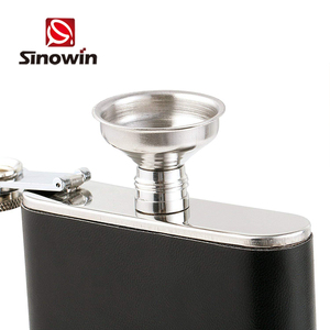 Amazon hombre bebiendo botella <span class=keywords><strong>de</strong></span> whisky <span class=keywords><strong>de</strong></span> cuero <span class=keywords><strong>de</strong></span> la PU <span class=keywords><strong>de</strong></span> vino <span class=keywords><strong>de</strong></span> acero inoxidable frasco <span class=keywords><strong>de</strong></span> la cadera conjunto - Product Image 6