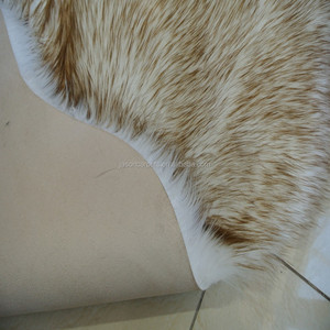 Tapis tricoté moelleux en fausse peau de mouton <span class=keywords><strong>beige</strong></span> lavable chambre adolescent dortoir salon mignon tapis floral - Product Image 6