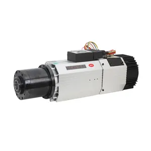 High speed automatic tool change 9KW ISO30 air cooled cnc spindle motor