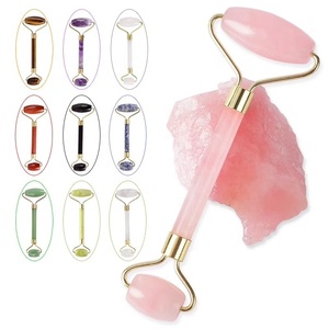Rouleau pour le visage en Quartz Rose, appareil de Massage Facial, livraison gratuite - Product Image 1