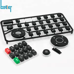 Custom Silicone Rubber Mold for electronics Rubber Button Plastic Cover Keypad