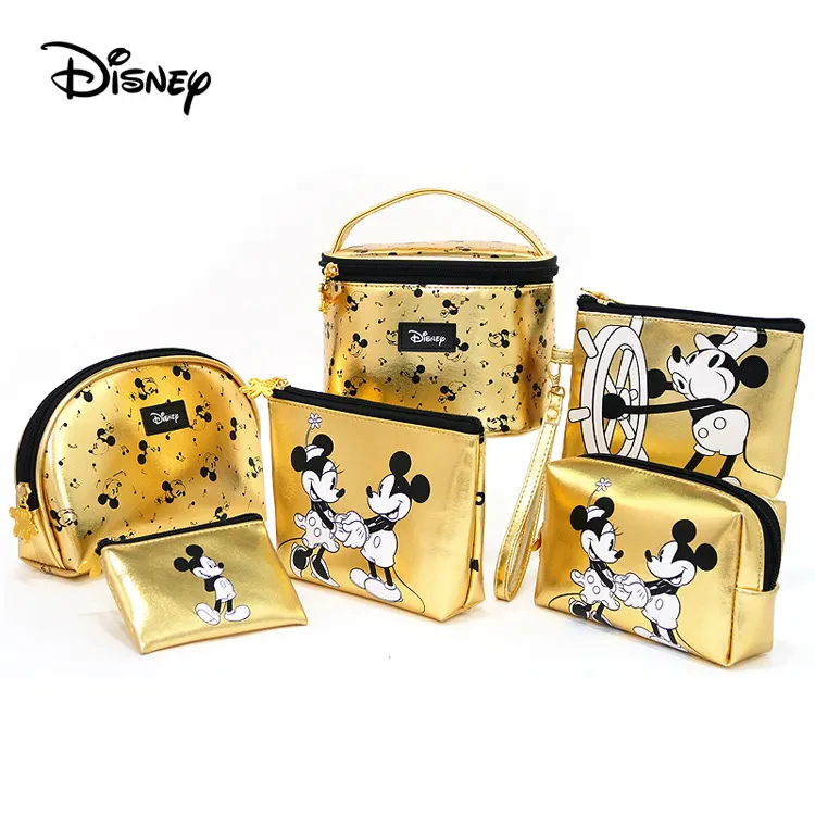 Косметичка Disney FAMA с Микки Маусом для женщин, сумочка-кошелек для ухода за ребенком, модная сумка для мамы, подарок для девушек, набор Disney