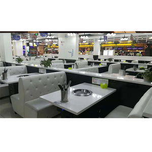 Customized Korean <strong>Barbecue</strong> Grill <strong>Table</strong> Hot Pot <strong>Table</strong> Restaurant <strong>Tables</strong> - Product Image 1
