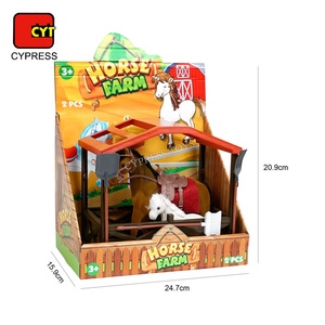 Caballerizas de Juguete para Niños, Granja de Animales de Juguete, Caballo de Juguete - Product Image 6