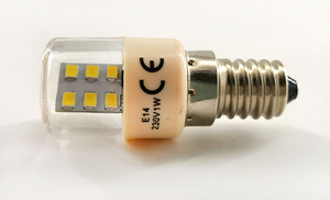Navidad decoración E14 <span class=keywords><strong>12</strong></span> Leds bombilla led blanco cálido impermeable refrigerador lámpara mini led <span class=keywords><strong>de</strong></span> luz <span class=keywords><strong>de</strong></span> <span class=keywords><strong>la</strong></span> <span class=keywords><strong>noche</strong></span> - Product Image 3