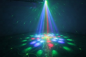 Disco RGB <span class=keywords><strong>Luna</strong></span> flor sistema láser patrón linternas led etapa de luz láser - Product Image 6