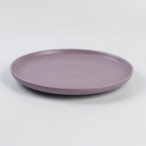 Alta calidad matt precio barato <span class=keywords><strong>ronda</strong></span> <span class=keywords><strong>restaurante</strong></span> utilizados de platos de servir para <span class=keywords><strong>la</strong></span> venta - Product Image 5