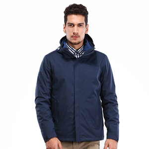 Fabricante de ropa de invierno al aire libre chaqueta impermeable 3 en <span class=keywords><strong>1</strong></span> chaqueta - Product Image 3