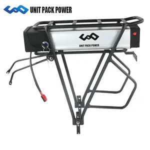 Rechargeable Lithium ion 36 volt Rear Rack Electric Bicycle Battery 36V 15Ah 20Ah 25Ah 35Ah Ebike battery with carrier rack