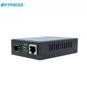 LFP & Suporte a Jumbo Frame 10/100/1000 M Ethernet Fiber Media Converter