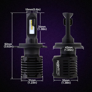 <span class=keywords><strong>N1</strong></span> H4 Auto Voiture LED Phare Ampoule 40 w 6000lm A MENÉ <span class=keywords><strong>le</strong></span> Phare pour toutes les voitures A393-<span class=keywords><strong>N1</strong></span>-H4 - Product Image 6