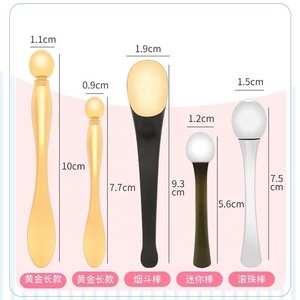 Spatule en alliage de Zinc pour la crème des yeux, 1 pièce, accessoire facial, cuillère, boule de <span class=keywords><strong>massage</strong></span>, bâton pour le visage - Product Image 5