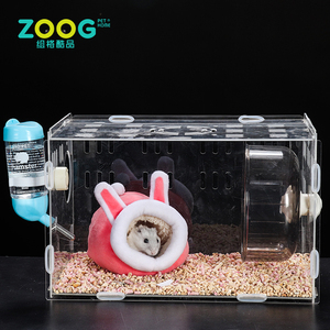 Suave lindo <span class=keywords><strong>de</strong></span> dibujos animados <span class=keywords><strong>de</strong></span> algodón pequeño conejo mascota rata hámster cama <span class=keywords><strong>casa</strong></span> durmiendo nido - Product Image 6