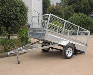 <span class=keywords><strong>Remolque</strong></span> de jaula <span class=keywords><strong>basculante</strong></span> manual fácil, barra de tiro más larga y ligera - Product Image 4
