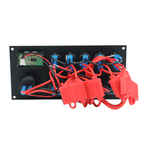 Panneau de commande pour camping-car 12V 240V avec moniteur de batterie USB et chargeur séparé