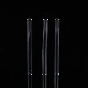 Tuyau cylindrique en verre de Quartz poli, de grande taille, 1 pièce, tube en verre clair