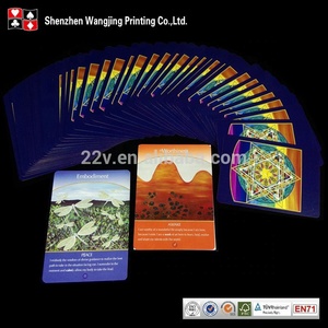 Whosale مخصص الطباعة بطاقات التارو و أوراكل مع الذهب حواف - Product Image 5