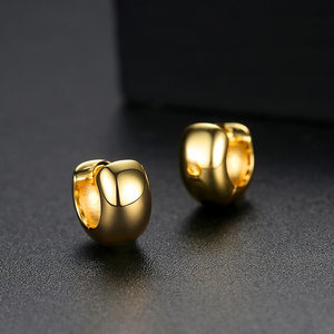 LUOTEEMI Rhodium Plating Small Fashion <strong>Clip</strong> <strong>on</strong> <strong>Earrings</strong> Women Daily Brass Jewelry for <strong>Girls</strong> - Product Image 5