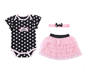 Summer new baby girls clothes cotton <span class=keywords><strong>haber</strong></span> short sleeve - Product Image 1