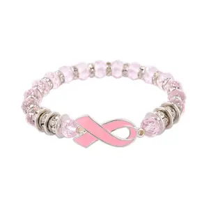 Bracelet rose personnalisé pour femmes, en cristal, modèle classique, vente directe d'usine, publicité directe