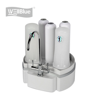 Machine à filtre à eau Kangen WellBlue PF206, manuel, USB, plastique, utilisation en cuisine, très vendue
